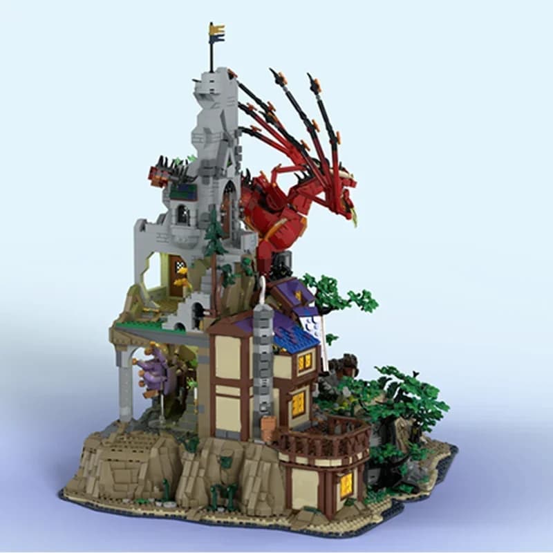 3681pcs MOC DUNGEONS AND DRAGONS BASE UPGRADE Collectible Model Christmas Gift Building Blocks DIY Idea Brick Kids Toy Birthday