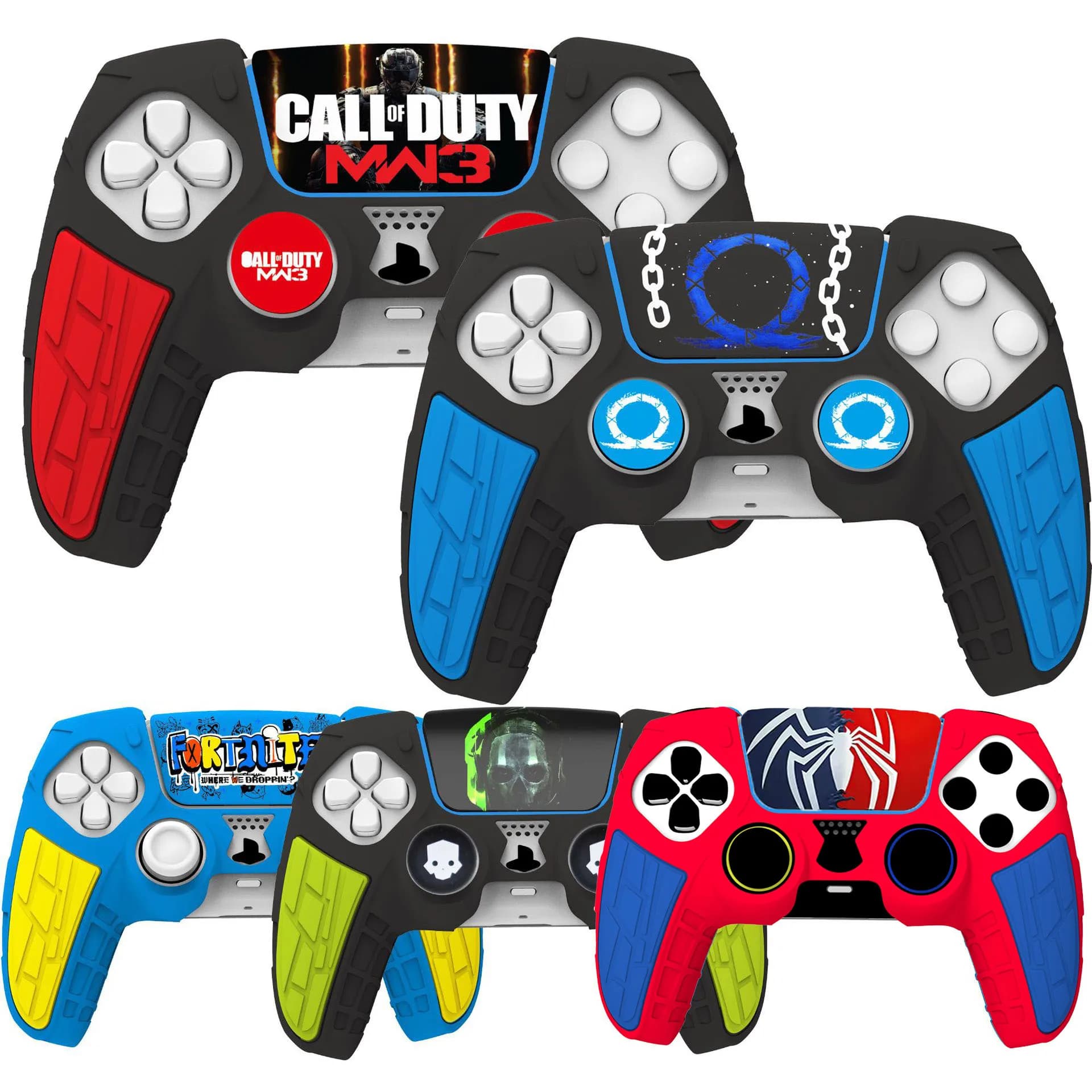 6/10 pezzi per set. Custodia in silicone Pro con motivo per controller PS5, custodia accessorio per console PS5.