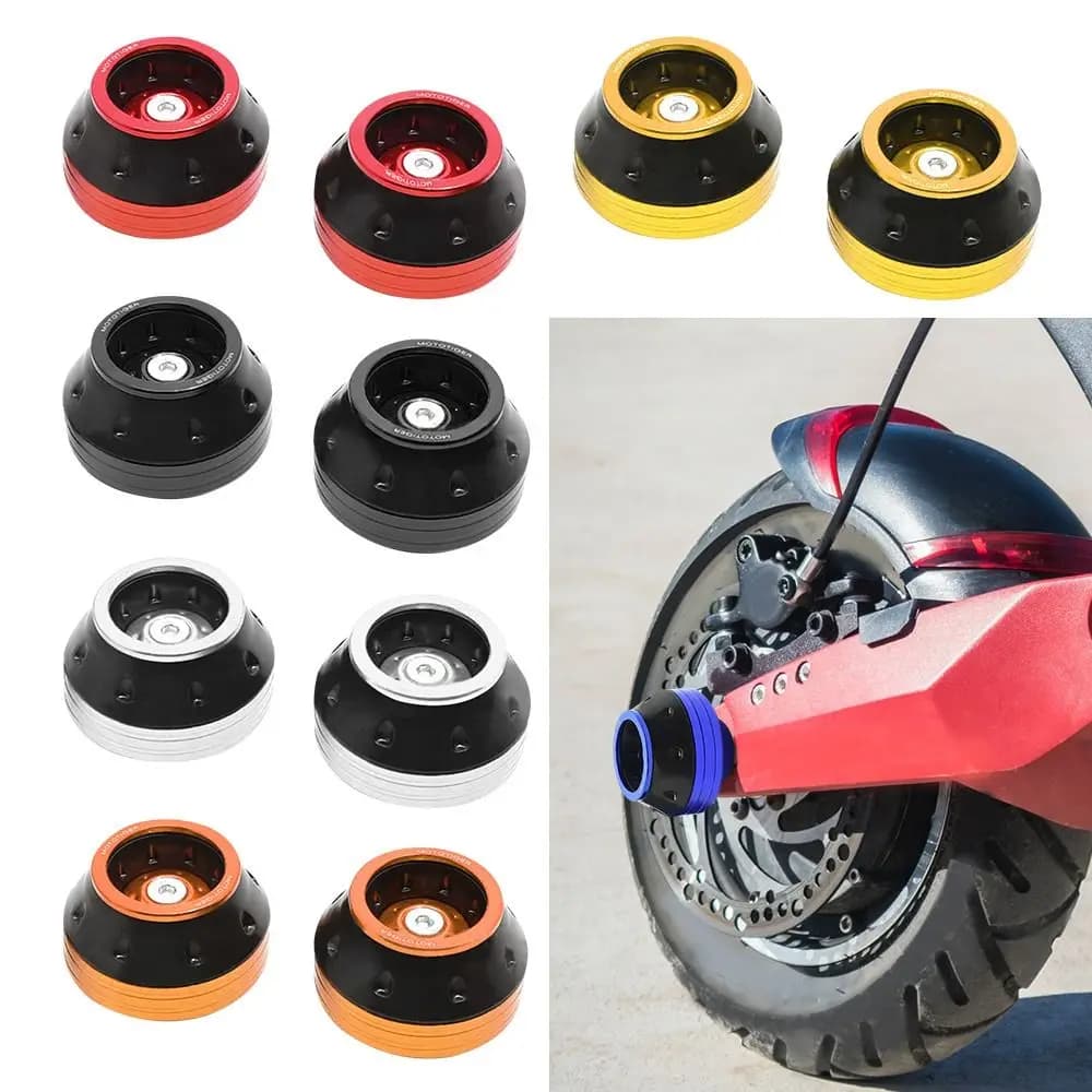 Durable Decoration Electric Scooter Accessories Slider Cups Anti Crash Protector Protection Pads Shock Absorption