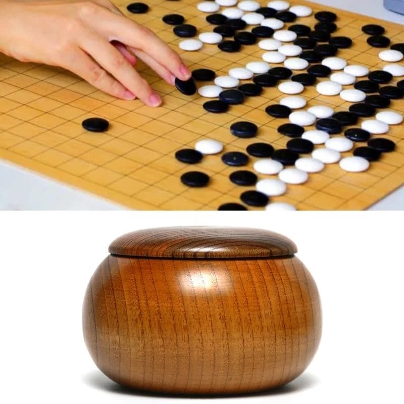 Baduk Go Game Stones Bowls per il classico gioco da tavolo di strategia (Baduk/Weiqi) Go Game Set Educazione per bambini principianti migliore vendita
