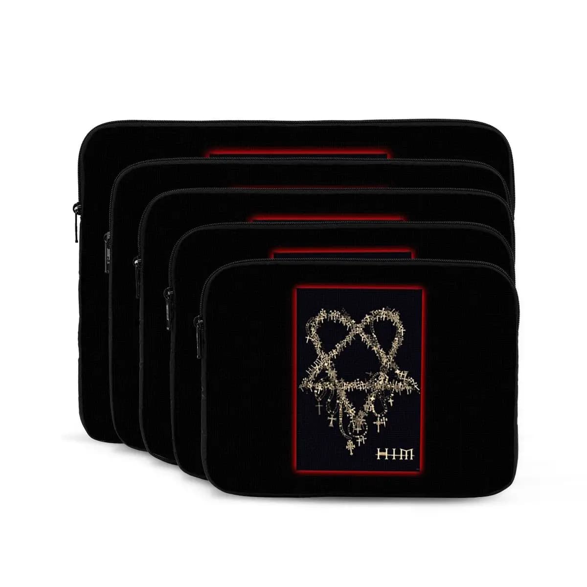 Heartagram Him Music Band LogoNotebook Laptop Bag Case Pouch For Macbook Air Pro Tablet Shockproof Case Bag