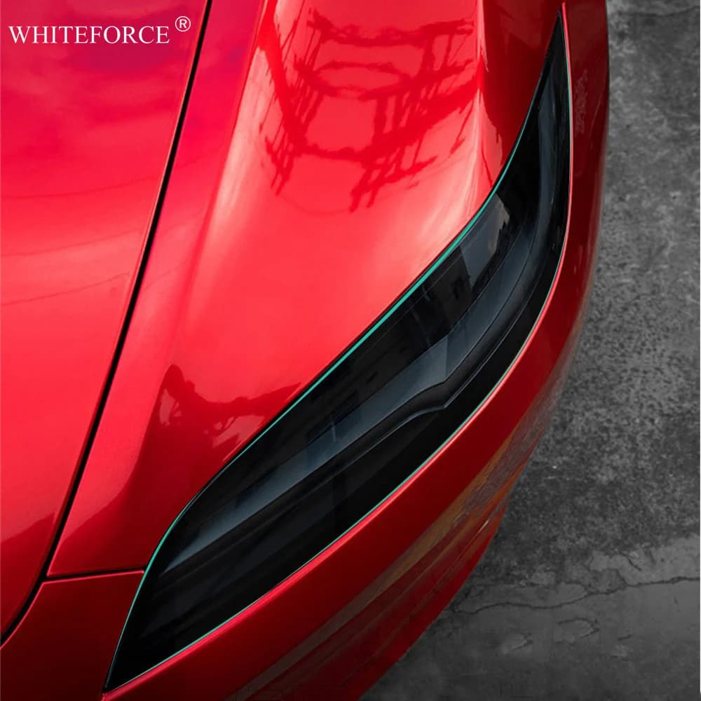 For Tesla Model 3 Highland Headlight Taillight Protective Film for Model 3+ Headlamp TPU Blackened Color Changing Films Full Fit