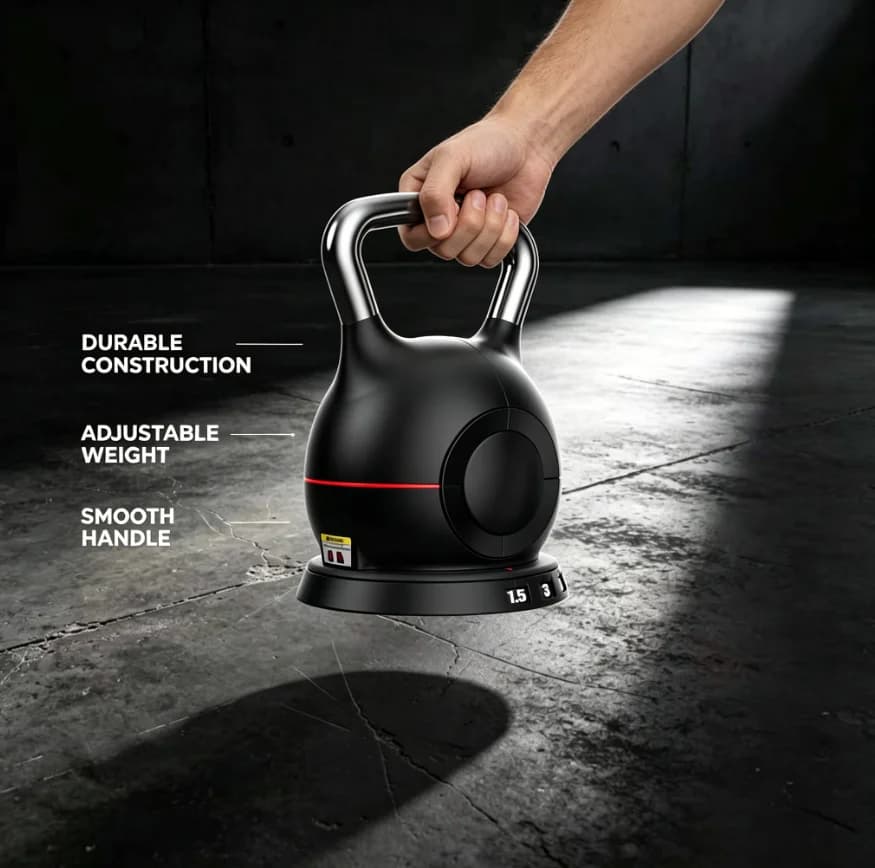 Wholesale High Quality Stainless Steel Durable Eco-Friendly Portable 7 Design Adjustable Whole Body Competition Kettlebell Gym