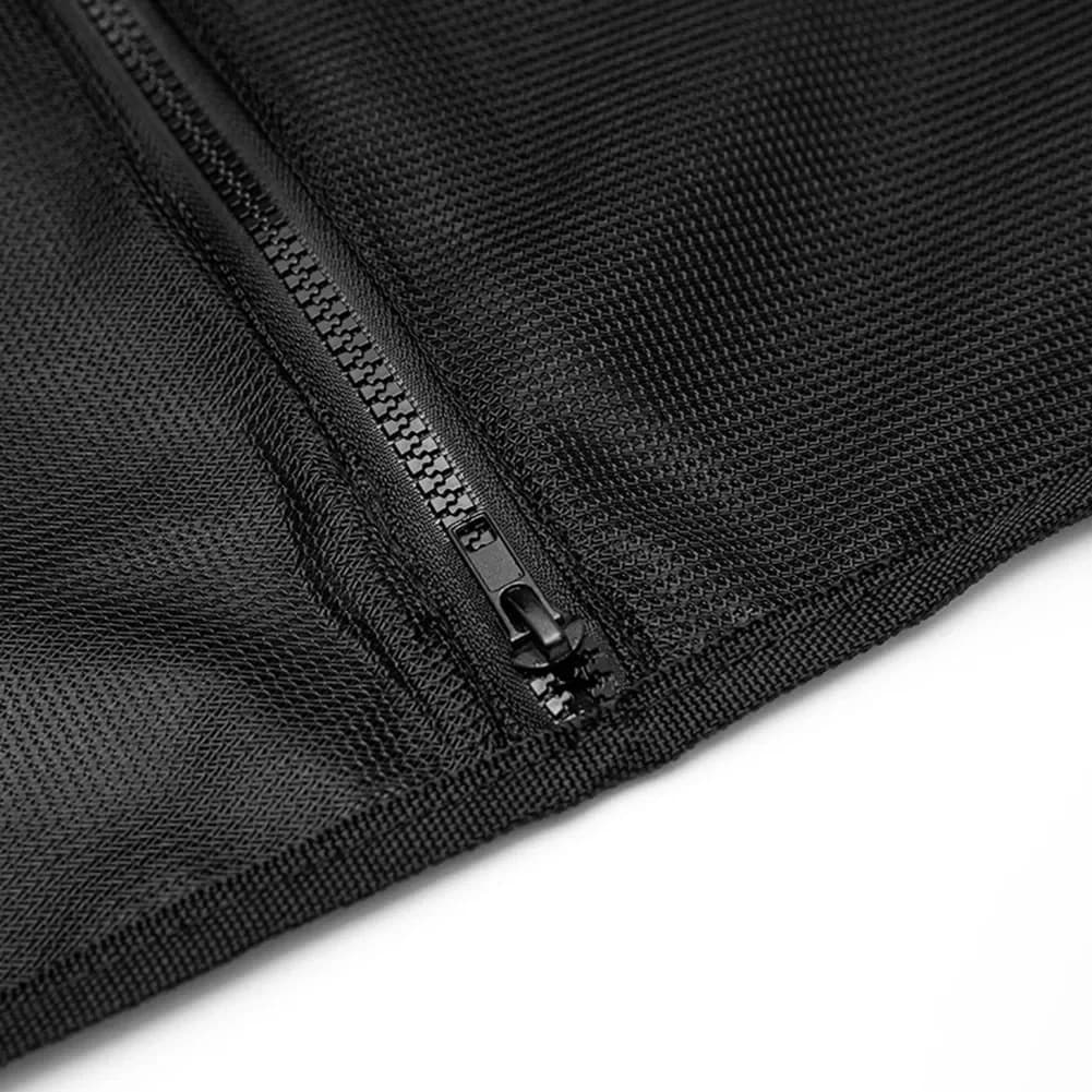 Borsa da Paddleboard Nera con Ganci a W, Tasca, Rete e Ventose, in Tessuto Oxford, 37.5*30cm