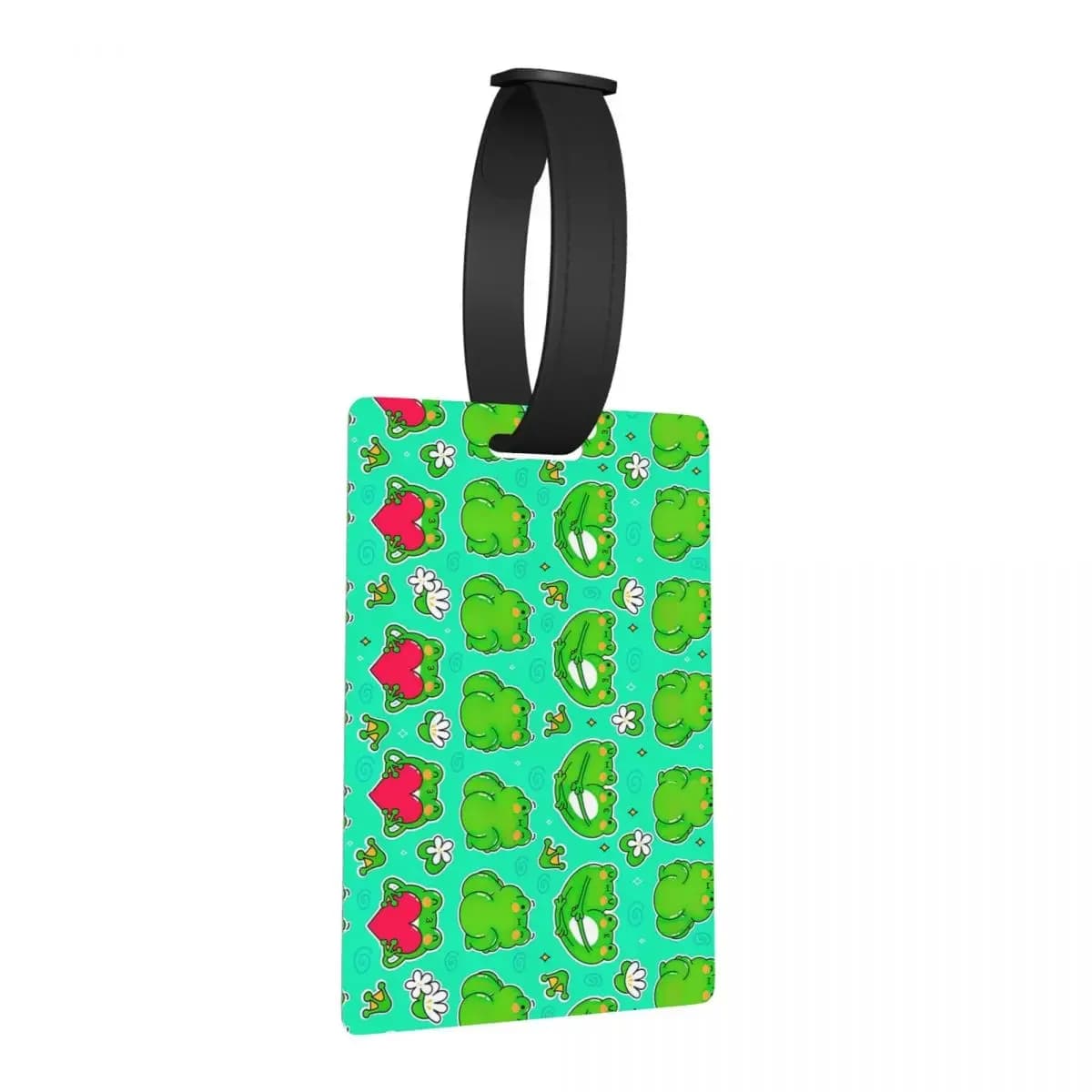 Modello di code di rana Etichette per bagagli Accessori per valigie Moda da viaggio Etichetta per imbarco per bagagli Porta etichette ID Nome Indirizzo