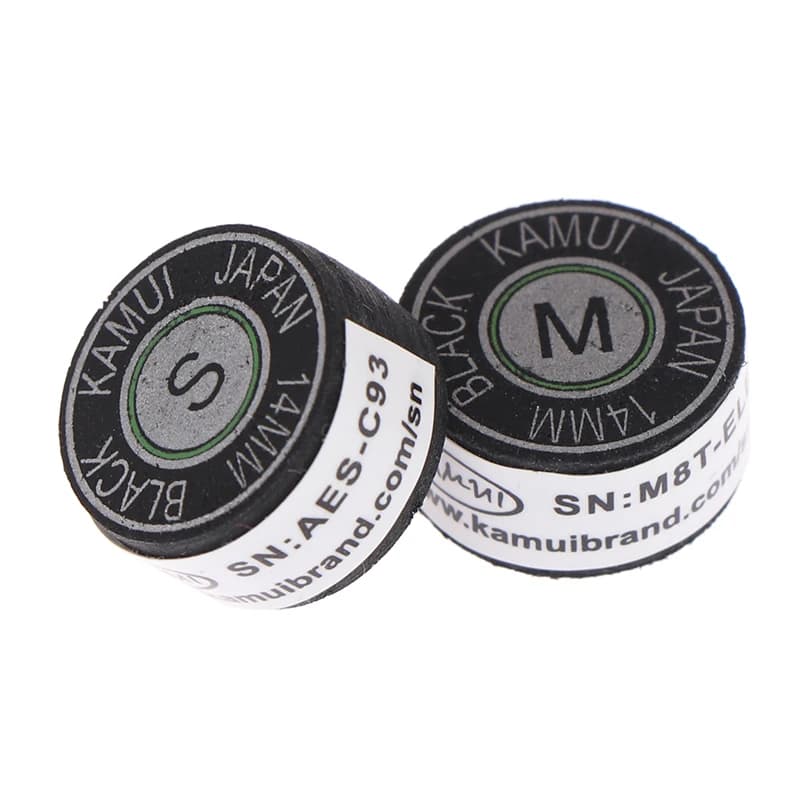 1 pz 14mm stecca da biliardo punta biliardo stecca in pelle punta nove-ball stecca testa snooker stecca punta accessori da biliardo SS/S/M/H