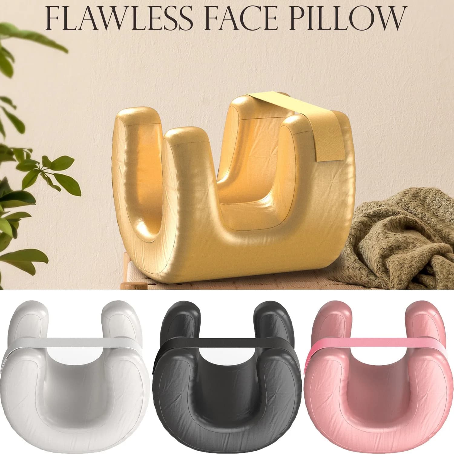 Deep sleep beauty pillow, zero-pressure slow rebound anti-wrinkle pillow, soft cervical protection pillow, travel neck pillow