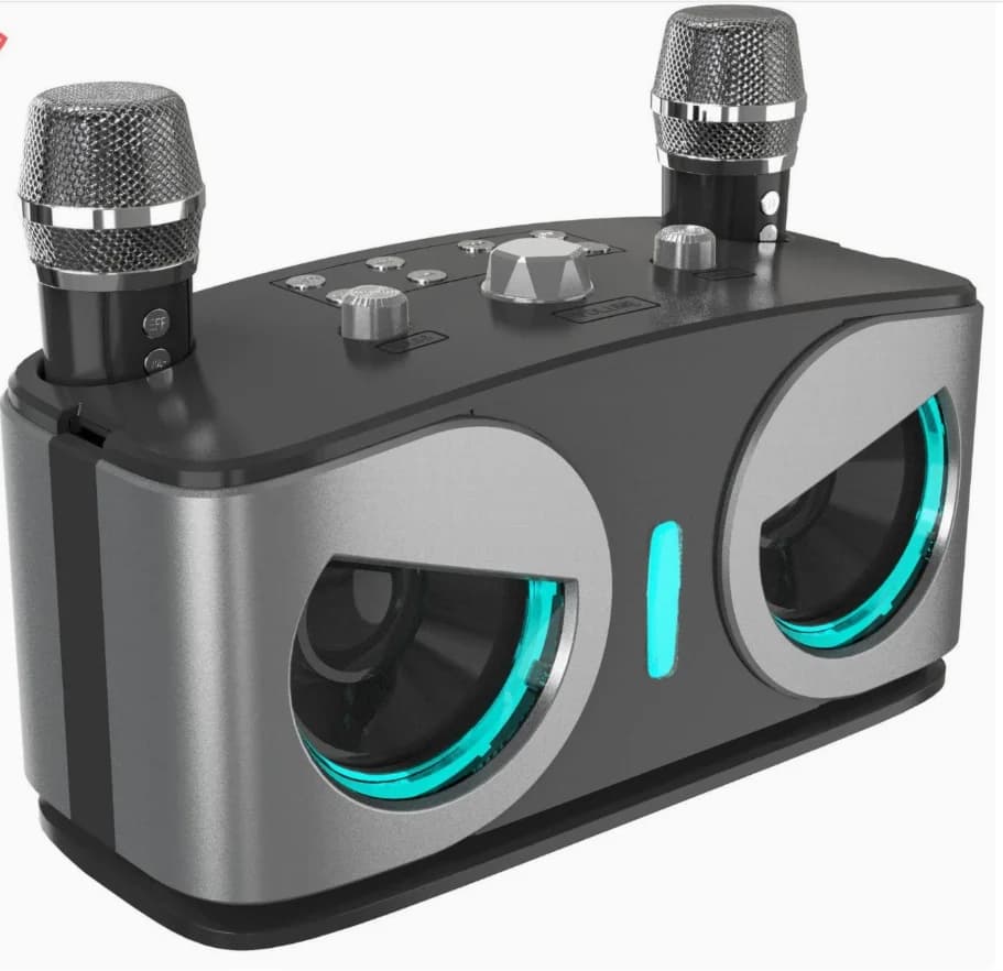 Altoparlante Bluetooth Portatile Wireless SD306 per Karaoke con Microfono, Subwoofer, Potente Sistema Audio Portatile