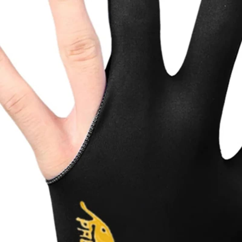 Guanto da biliardo per stecca da biliardo con tre dita e dito intero per mano sinistra in Lycra