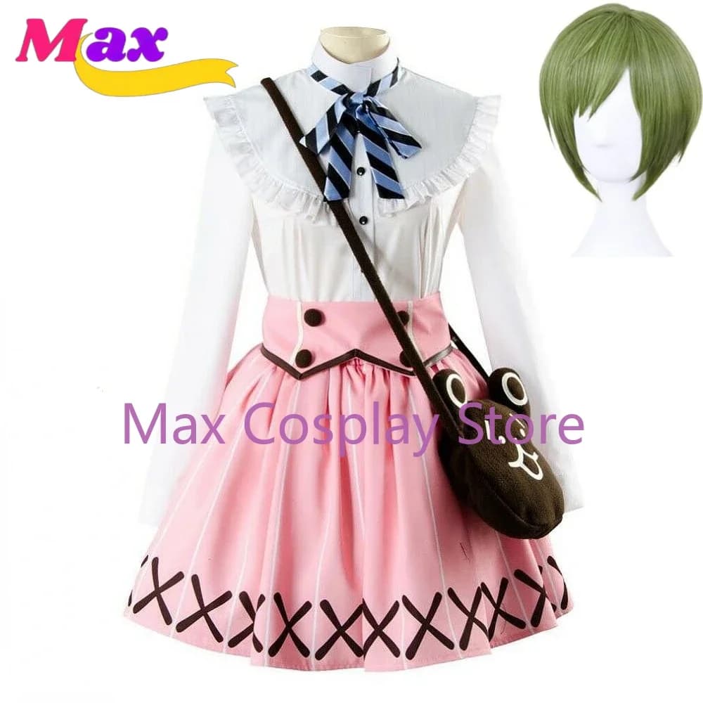 Max Gioco Rurikawa Yuki Costume Cosplay Parrucca Anime MANKAI Summer Troupe Outfit Scuola JK Uniforme Vestito da festa di carnevale di Halloween