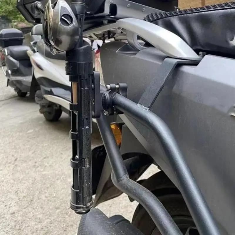 Multiple Angles Fishing Rod Mount 360 Degree Rotation Design For Motorcycle Offering Safe Storage And Space Saving Design 69HD