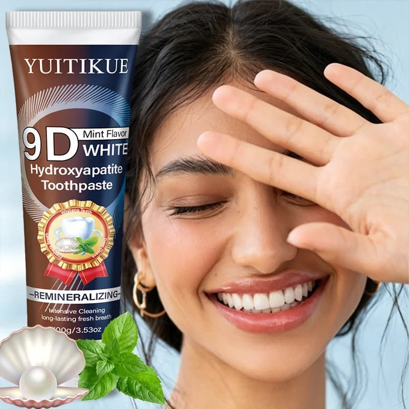 9D Teeth Whitening Toothpaste Remove Plaque Stains Cleaning Oral Hygiene Dental Bleach Tools Fresh Breath Beauty Health