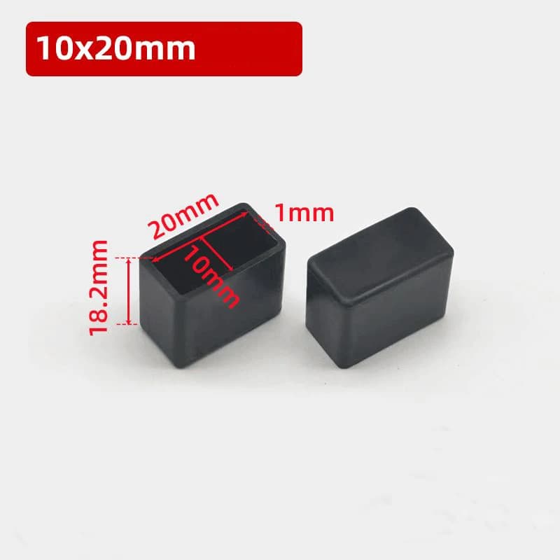 Dimensioni Multiple copertura in gomma PVC Rectangule sedia da tavolo per uso domestico Pad di protezione per le gambe mobiletto per mobili tappetino antiscivolo silenzioso