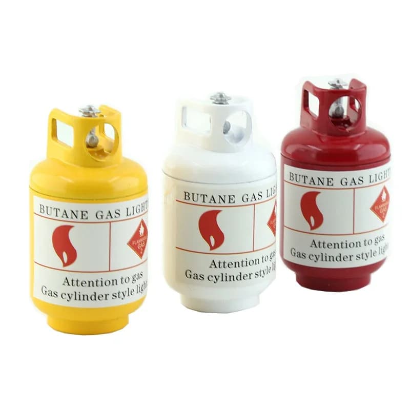 Simulazione Bottiglia di Gas in Metallo Parti Decorative per 1/10 Bilancia RC Crawler Auto Traxxas TRX4 Defender Axial SCX10 Accessori di Aggiornamento