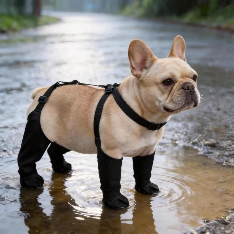 Stivali Impermeabili per Cani, Scarpe Antiscivolo, Protezione Zampe, Calzini da Pioggia per Cani, Scarpe per Camminata, Corsa ed Escursionismo