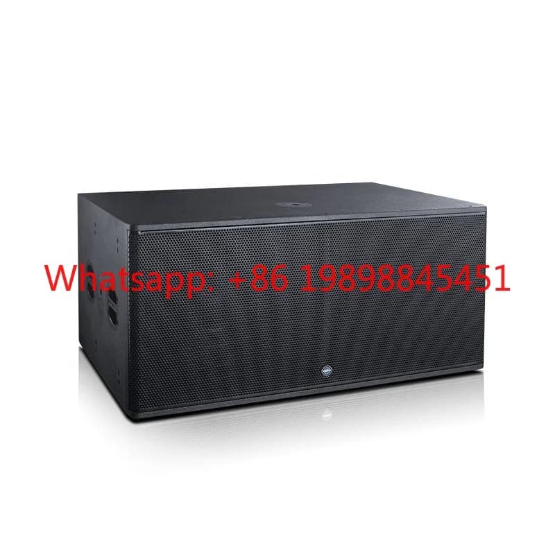 Subwoofer Passivo Professionale Line Array, Altoparlanti Audio Professionali, Sistema di Subwoofer Doppi da 18 Pollici, Potenza di Picco 4800W