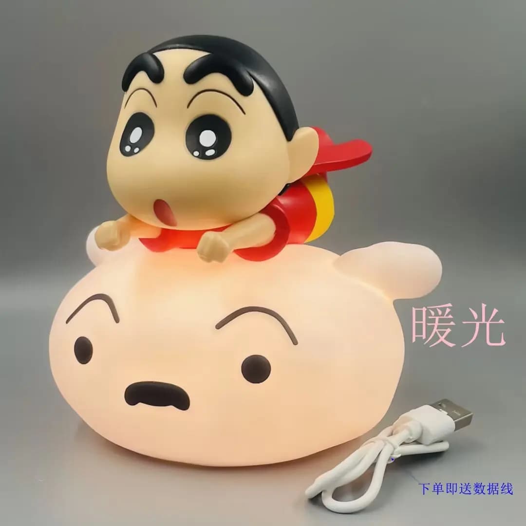 Luce Notturna Shin-Chan Nohara Shiro, Ornamento Trendy, Decorazione per la Camera, Regalo da Collezione