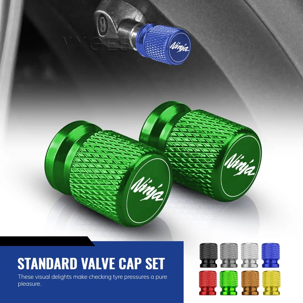 Per Kawasaki Ninja 7 Hybrid Ninja e1 Set di tappi per valvole Standard per moto Set di tappi per pneumatici