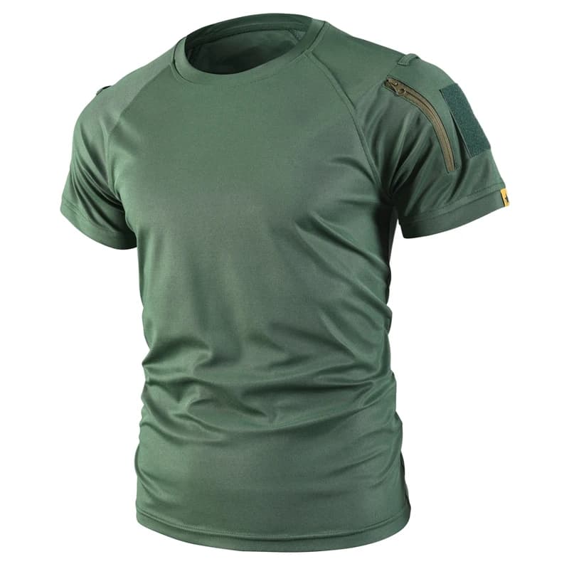 T-shirt da combattimento tattica ad asciugatura rapida da uomo, pullover militare dell'esercito, caccia all'aperto, campeggio, arrampicata, trekking, escursionismo