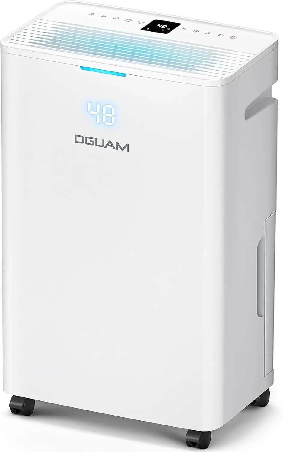 4500 mq. Deumidificatore Ft, Deumidificatore Compressore da 80 Pint/Giorno per Seminterrato e Casa, con Tubo di Scarico, Funzione Smart Humid