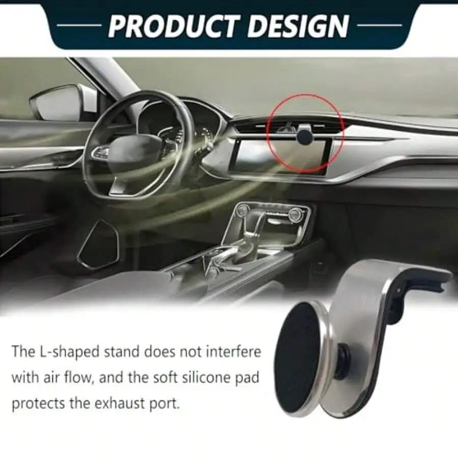 Adjustable Magnetic Air Vent Car Phone Holder 360 Rotation Universal Smartphone Mount
