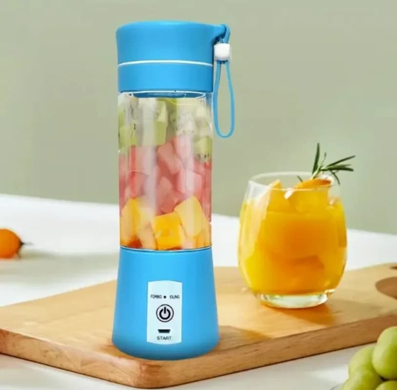 Frullatore elettrico portatile senza fili, tazza per succhi ricaricabile tramite USB, facile da pulire