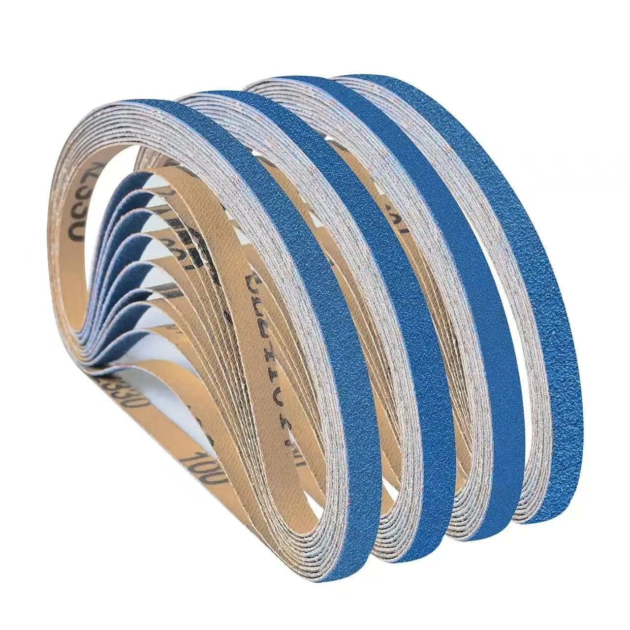 32 Pack Sanding Belts 9 X 533mm, Grits 40/60/80/120 Zirconium Corundum Sander Belt for Sander