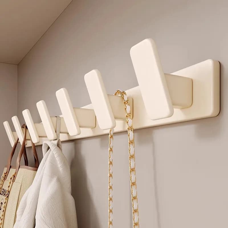Modern Wall Coat Rack Organizer Elegant Clothes Hanger Living Room Storage Coat Racks Entrance Hall Clothing Hanger Furniture