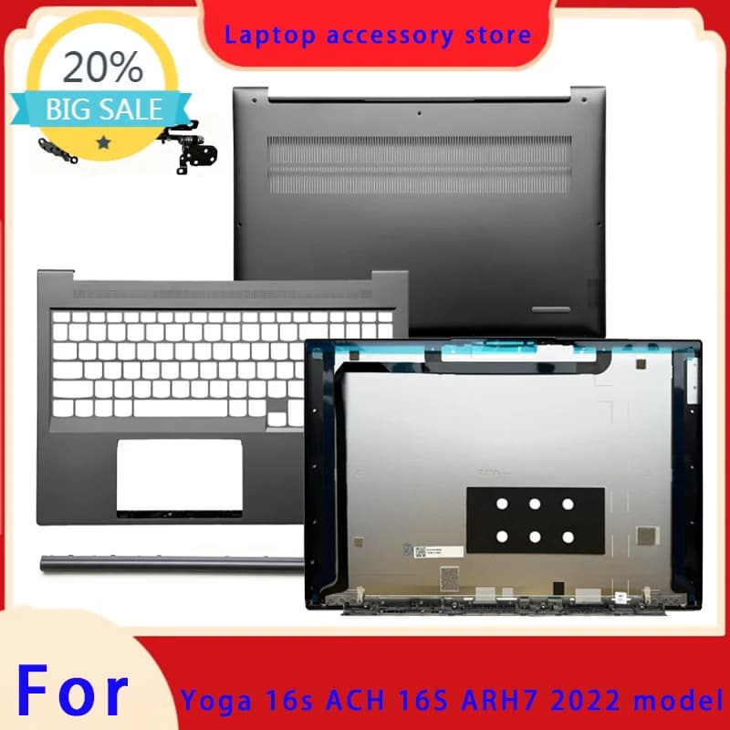 Suitable for YOGA 16s ACH ARH 2022 Slim 7 pro 16 ACH6 top cover screen frame palm rest bottom shell keyboard hinge Cover Hinge