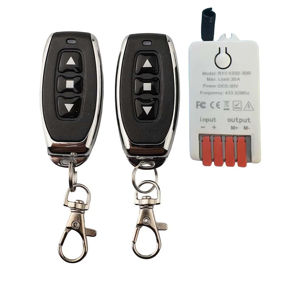 Interruttore remoto wireless per attuatore lineare 5V 30V Controllo avanti e indietro per tende elettriche e porte del garage