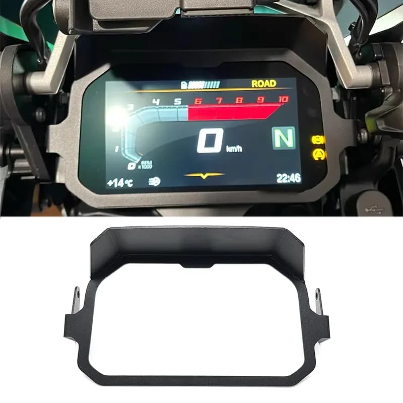 R1200GS R1250GS TFT Protezione Antifurto Con Visiera Solare Per BMW R 1250 GS ADV R1200 GS Adventure Meter Telaio di Copertura Della Protezione Dello Schermo