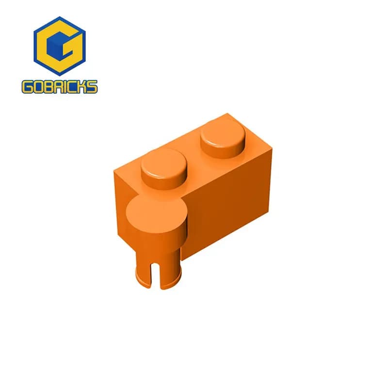 Gobricks 10 PZ Bricks FAI FROM YOU CARENATURA 1X2 PART SUPERIOR compatible with 3830 children's toys Assembly Construction blocks Technical toys