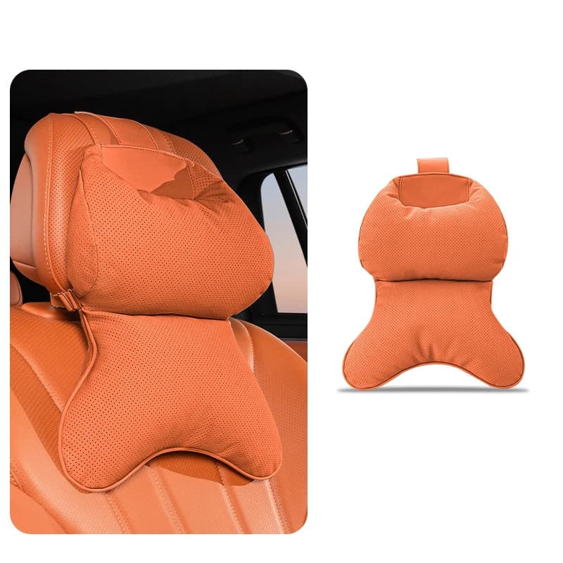 Cuscino per il Collo del Sedile Auto, Set di Supporto Lombare e Cuscino per il Collo, Poggiatesta e Cuscino Posteriore per Sedile Conducente, Accessori Auto Universali