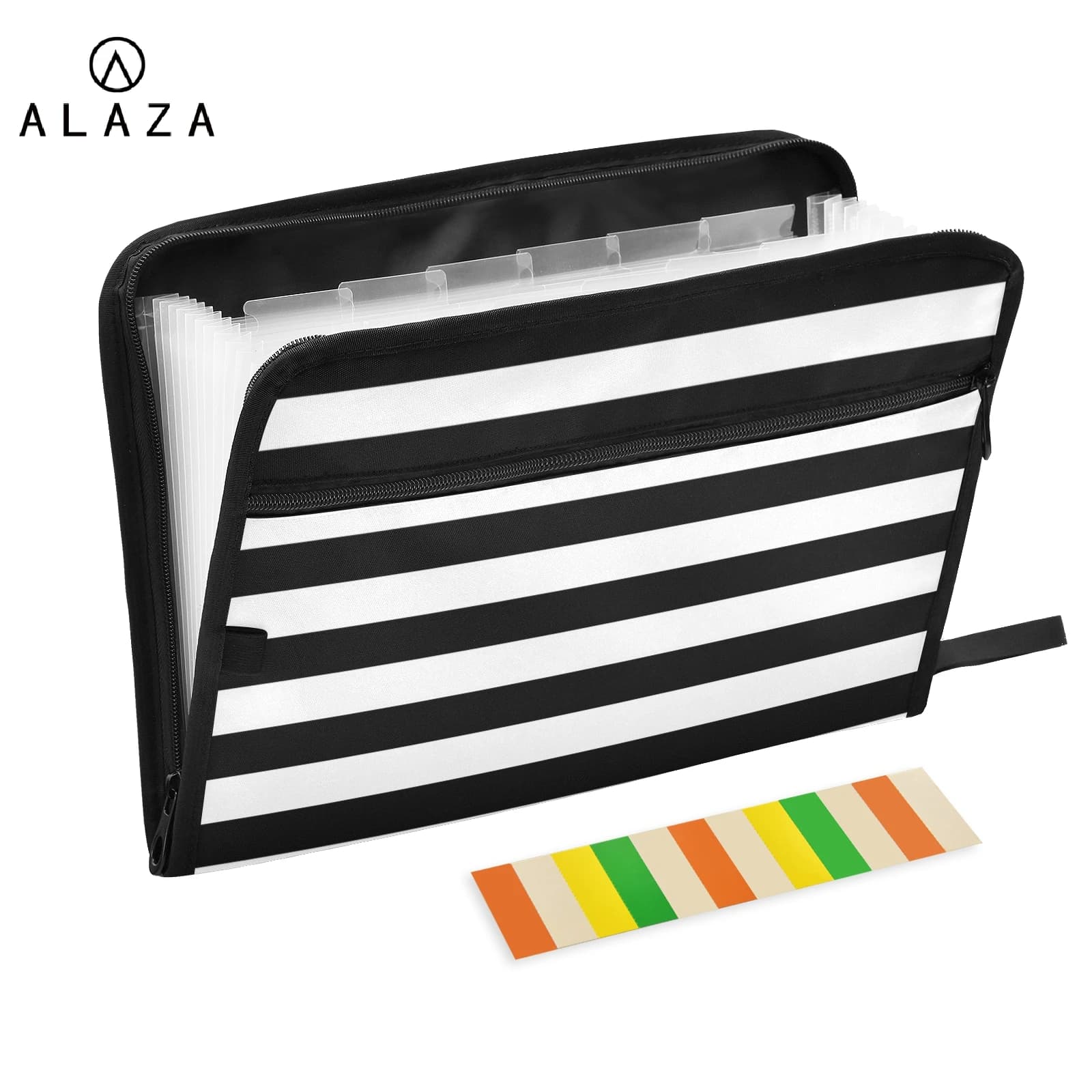 Cartella per File A4 borsa per documenti cartella per ricevute a strisce portafoglio espandibile cartella per banconote 13 tasche biglietto fattura organizzatore forniture per ufficio