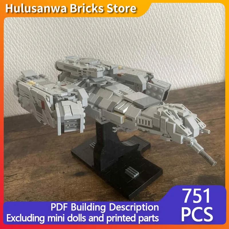 Popular Movie Model MOC Building Bricks Commercial Towing Of Spacecraft Modular Technology Gifts Holiday Assemble Children Toys