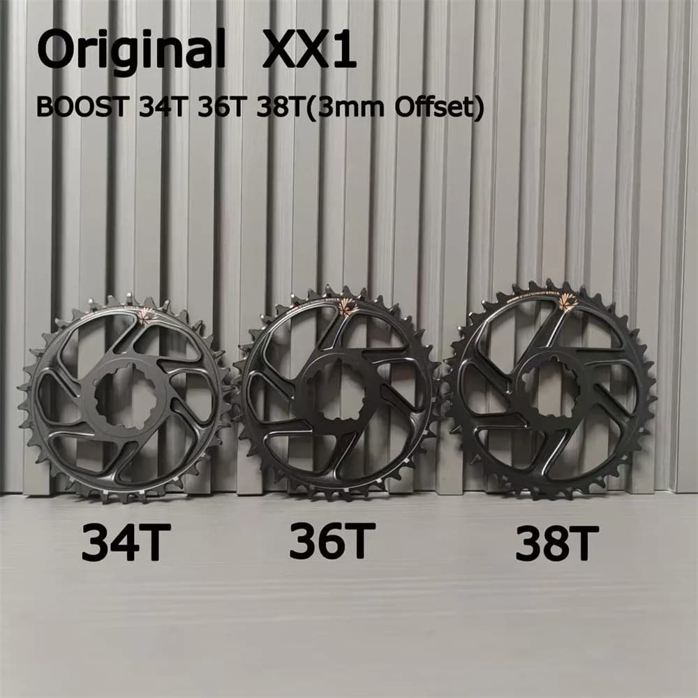 Originale SRAM XX1 NX EAGLE ChainRing BOOST 34T 36T 38T Gold Label 12S guarnitura manovella anello catena 3MM