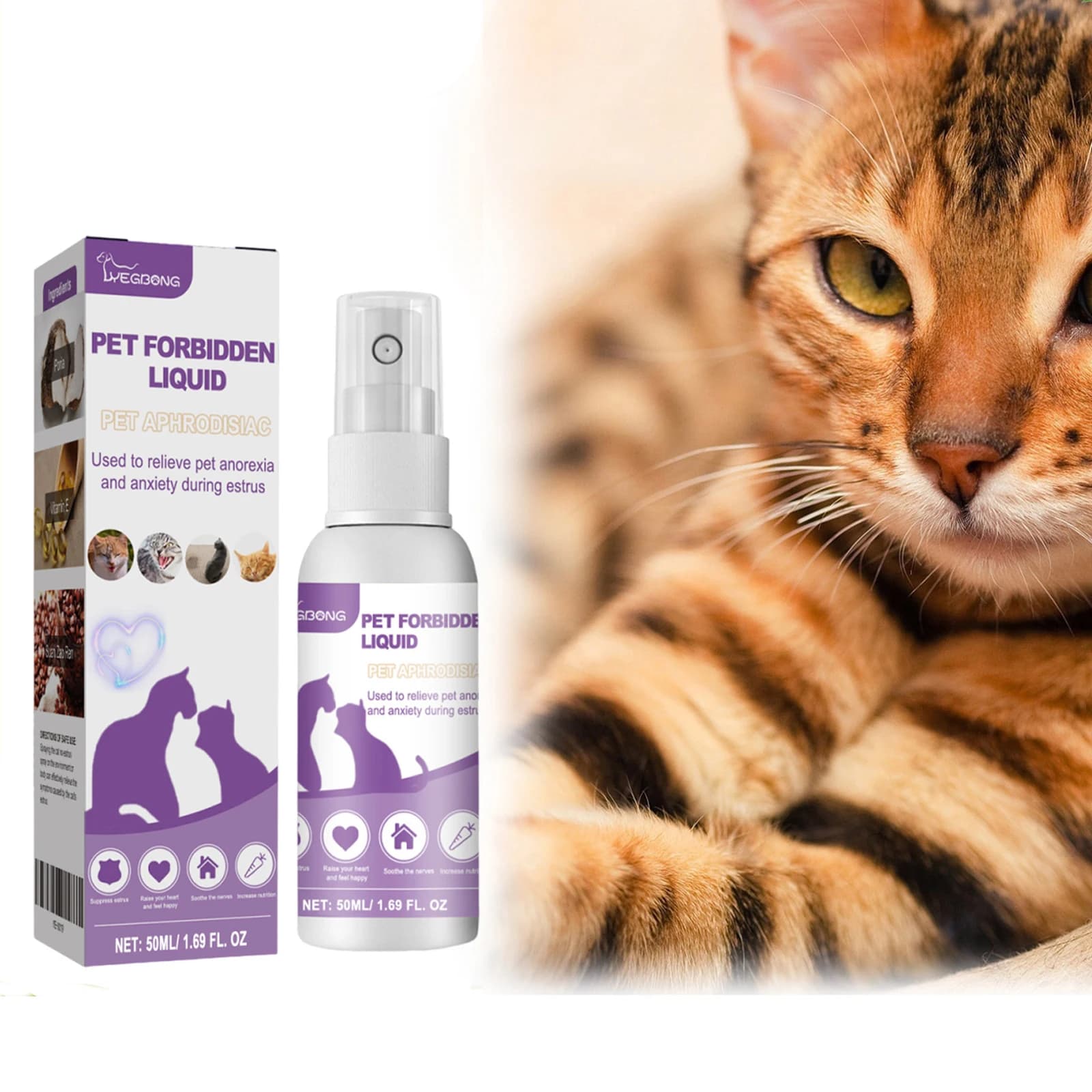 Diffusore calmante per l'umore del feromone spray calmante per animali domestici Migliora l'agitazione dell'estrus Sollievo dall'ansia Prevenire l'olavimento Fornitura per la salute del cane gatto