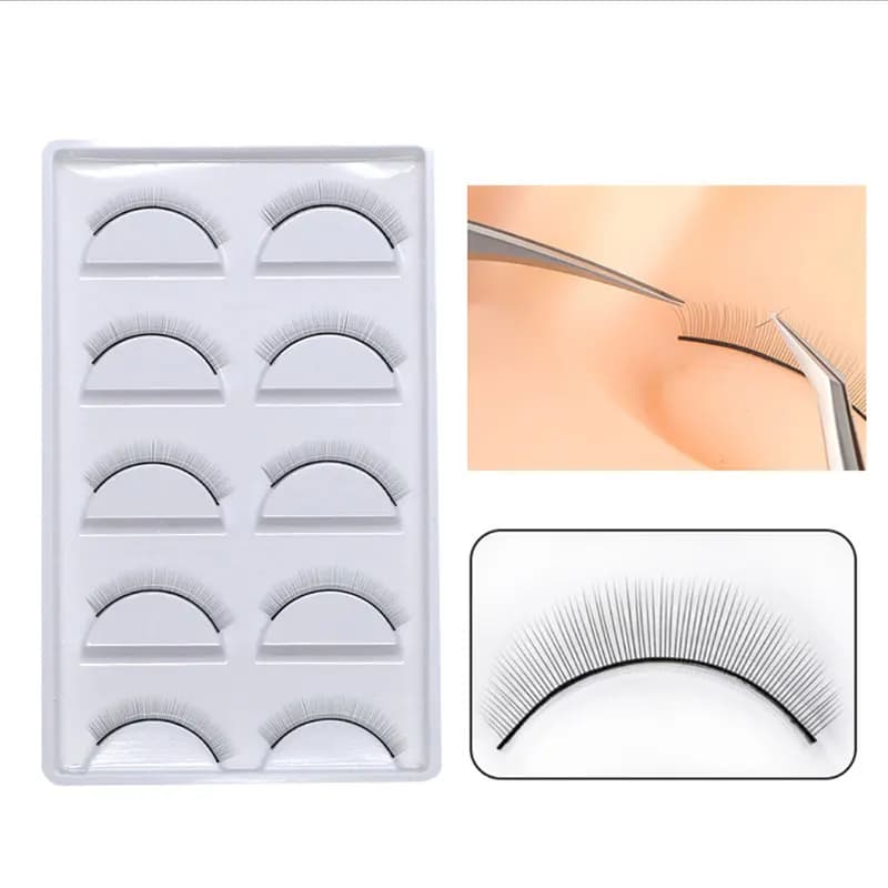 5/10/25 pair workout eyelashes extension practical eyelash graft natural fake eyelashes for makeup tools for beginners