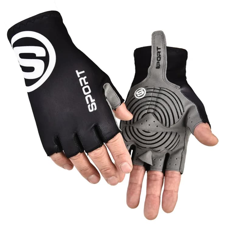 Weightlift Gloves Palm Padded Anti-slip Gymnastic Gloves for cycling without light fingers Powerlifting without fingers for exercise