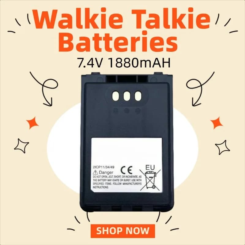Batterie per Walkie Talkie BP-272 7.4V 1880mAH per Icom/ID-52/51/31/IC-705BP-271 BP-272Li