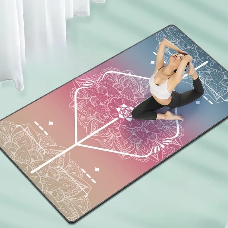 Carpet yoga fitness house suede yoga mat often girls thickened shock absorption anti slip