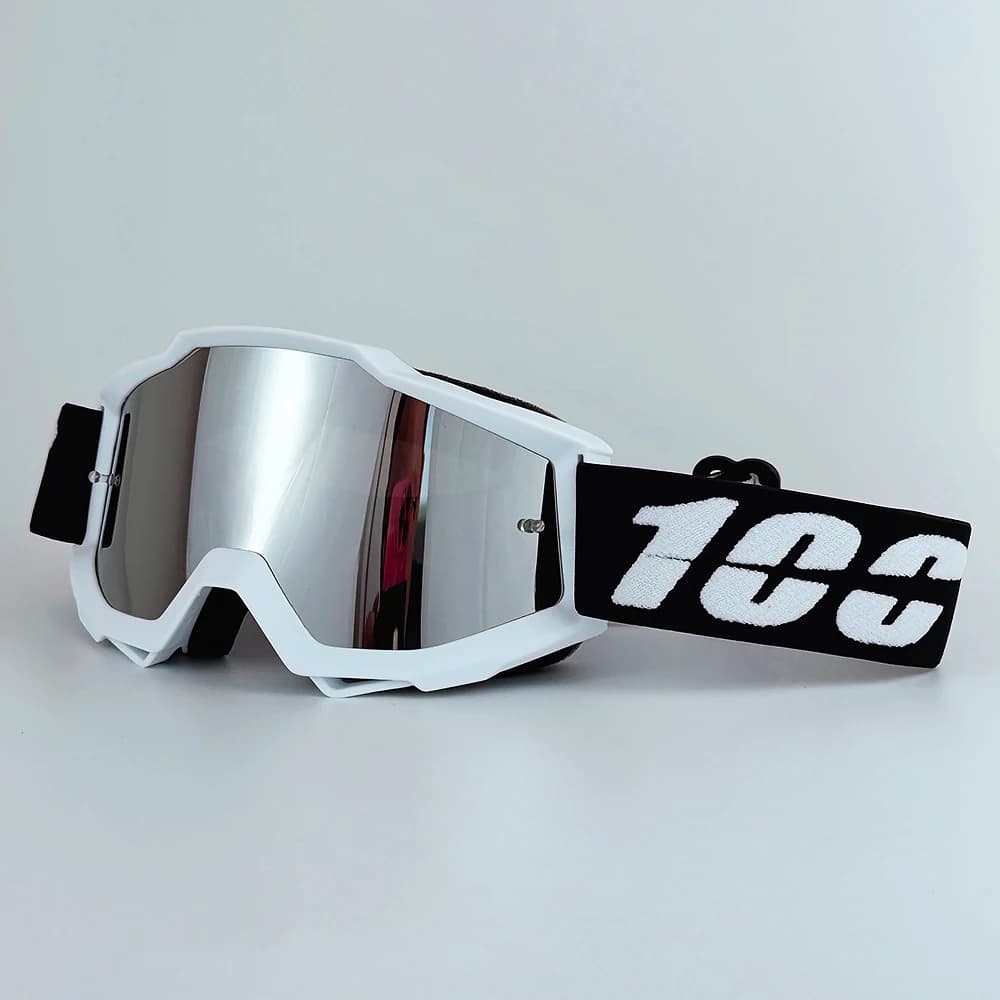 100 Occhiali da moto Occhiali da ciclismo Outdoor Off-Road Sci Sport all'aria aperta MX ATV Dirt Bike Racing Motocross