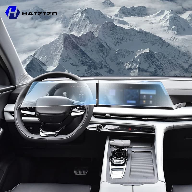 Per Changan CS75 PLUS 2022-2025 Schermo LCD Anti impronte digitali Pellicola opaca in TPU Pellicola protettiva per schermo di navigazione per auto Accessori PPF