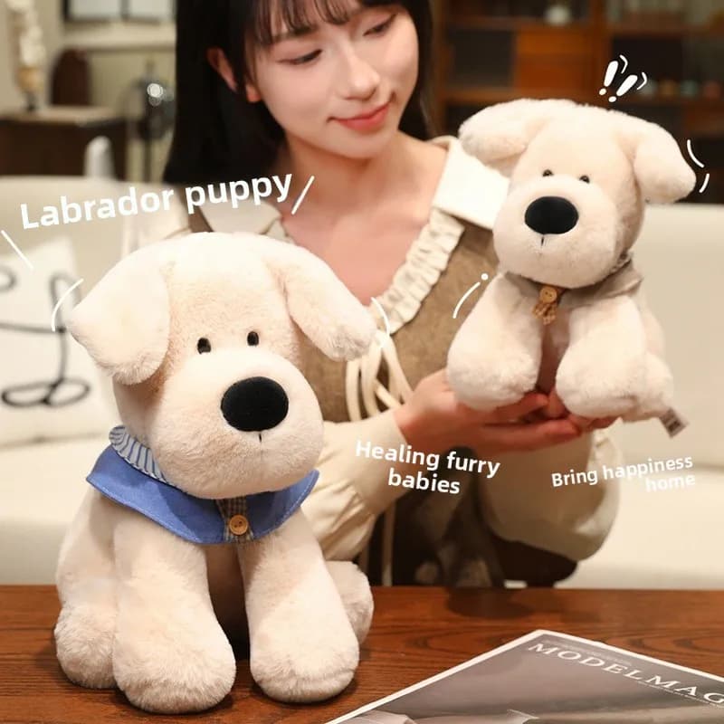 Large Soft Cute Labr Dog Plu Toy S Canion Pillow Birthday Gift Doll for Girls Plu/ Doll/ Toy/ Fabric egory