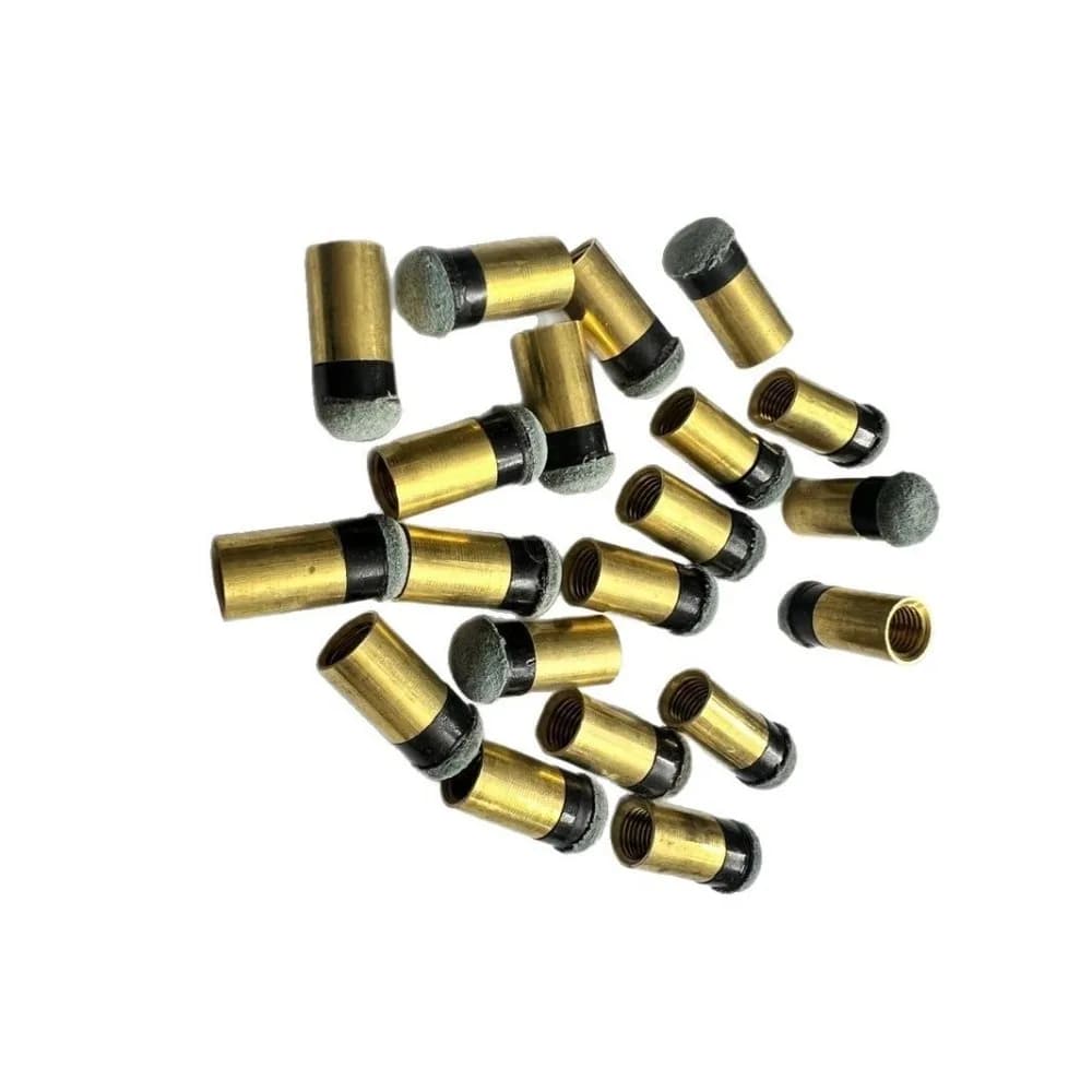 Accessori da biliardo Punte per stecche da biliardo da 13 mm Punte per stecche da biliardo in pelle di rame Punte per stecche Parti di ricambio