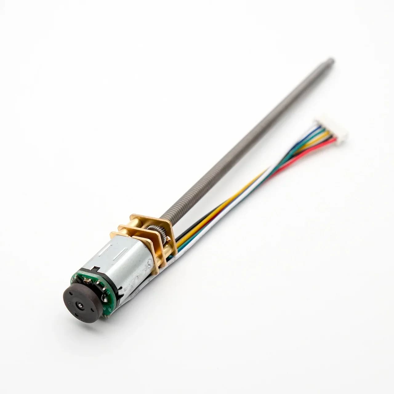 Vite filettata albero lungo N20 DC motoriduttore 3V 6V 12V M4 100MM Encoder magnetico modello fai da te smart robot blocco porta motore 30-600 giri/min