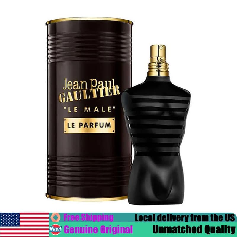 Original Portable French Perfume Jean Paul Gaultier Le Male Le Parfum Eau de Parfum Spray 4.2 Oz Premium Men's Oriental Woody EDP Pheromones Cologne 125ml Long Lasting Refined Masculine Fragrance for Business Daily Wear & Premium Gifting