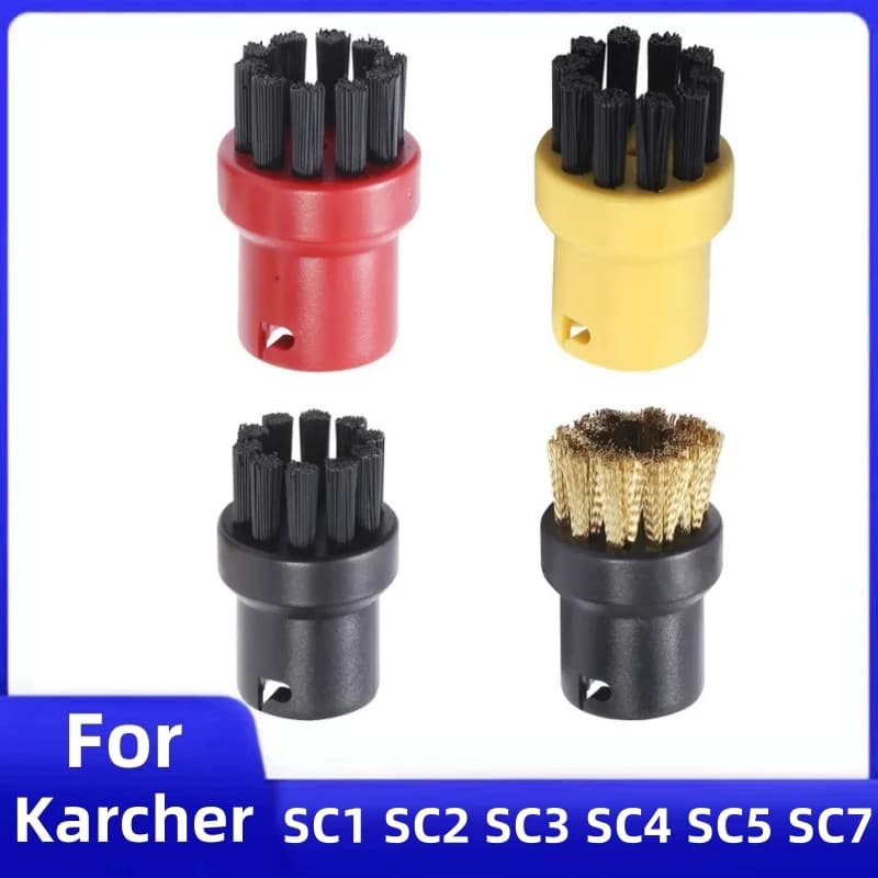 Spazzola in nylon ugello irrigatore di ricambio per Karcher SC1 SC2 SC3 SC4 SC5 SC7 CTK10 pulitore a vapore portatile spazzole per pulizia parti