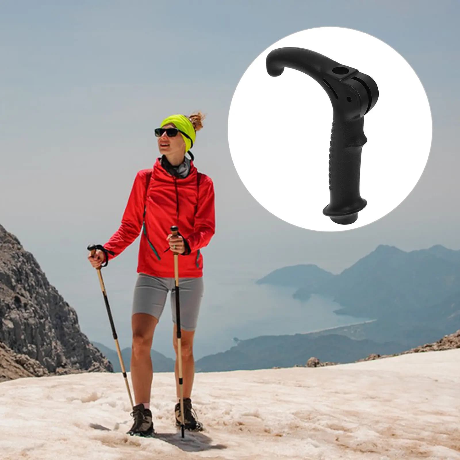 Plastic Spare Parts for Trekking Stick, Comfortable and Anti-slip, for Hiking Sticks and Stroller Dogs