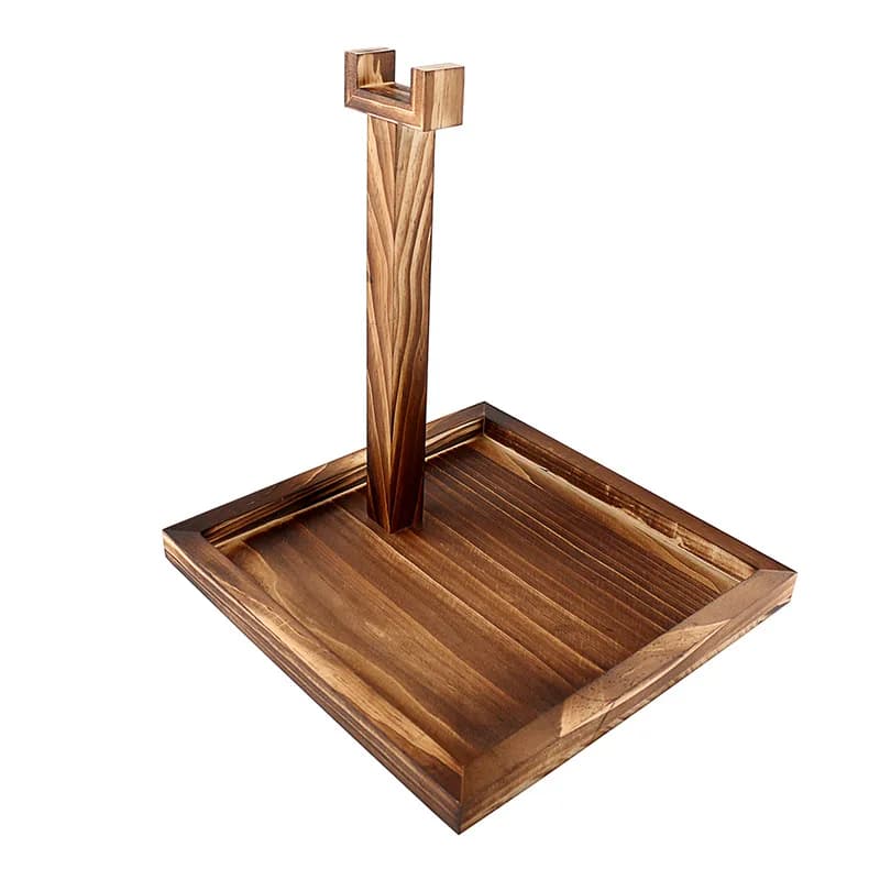 Wooden headphone bracket table headset removable multifunction hook for headphone support earphone accessories